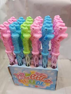 Factory Direct Sales Bubble Wand Bubble Water Toy Hot Sale Horse Bubble Wand
