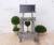 Zakka blackboard succulent floor rack multistory shelving arrangement of two-story floret rack