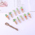 Creative 10 New Cactus Photos Wooden Clip Potted Succulent Shape Message Clip Ornaments with Hemp Rope