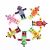Children's Educational Finger Development Brain Toy Small Wooden Transformer Variety of Shapes Robot Toy