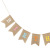 Factory Direct Sales Colorful Birthday Burlap Dovetail Flag Flag Party Decoration Hanging Flag