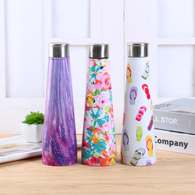 Colorful Fashion Printing Pattern Decorative Cup Body Unisex Simple Insulated Cup with Various Colors