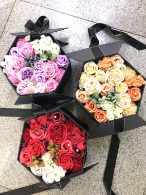 liu jiao he Soap Flower Gift Box