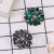 Korean edition new style flower alloy pin fashion DIY set diamond crystal brooch simple temperament accessories