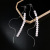 Clearance sale of new Korean move vintage tassel earrings earrings for participants in asymmetrical versatile earrings pendant