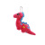 Dragon Pendant Dinosaur Plush Pendant Car Mobile Phone Bag Keychain Grab Machine Doll Doll