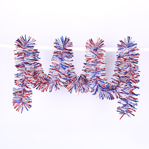 festival decoration supplies color strip christmas room decoration garland christmas tree silk mesh flower arrangement wool strip decoration