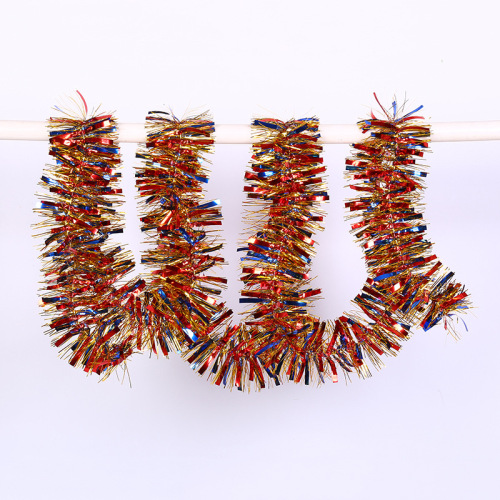 festival decoration garland wedding festive ribbon decoration christmas multi-color decorative wool tops factory wholesale