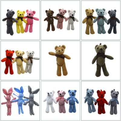 Paula Plush Pendant Doll Teddy Bear Pineapple Pattern Wishing Rabbit Lace Corduroy Gift Accessories Factory Direct Sales