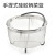 Stainless steel basket silica gel handle portable steamer basket kitchen multifunctional rice cooker steamed rice, steamed bun