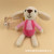 Paula Long Ears Rabbit Plush Doll Strap Rabbit Keychain Handbag Pendant Plush Toy Claw Machine Doll