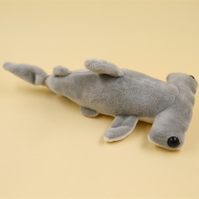 Sea animal plush toy flat head shark hanging key chain activity gift claw machine doll wholesale across indicates the border