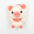 Paula New Triangle Scarf Pig Plush Pendant Keychain Pig Plush Toy Prize Claw Doll Wholesale