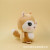 2018 new express squirrel plush key chain pendant stand squirrel plush toy claw machine doll gift