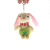 Paula express collar rabbit plush pendant car cell phone bag key chain, grab machine action figures