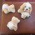 Paula 7cm Bone Dog Plush Pendant Keychain Lying Dog Plush Doll Bag Bag Charm Prize Claw Doll Wholesale