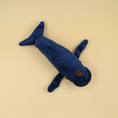 Ocean Series Plush Toys Flat Head Whale Plush Pendant Keychain Activity Gifts Cross-Border Toys Wholesale