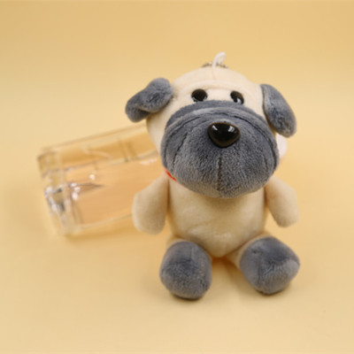 Paula Fur Dog Plush Toy Dog Pendant Keychain Wedding Activity Gift Grab Machine Doll Wholesale Customization