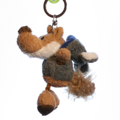 Paula cartoon forest animal series plush pendant mobile phone bag car key chain pendant Creative Gift