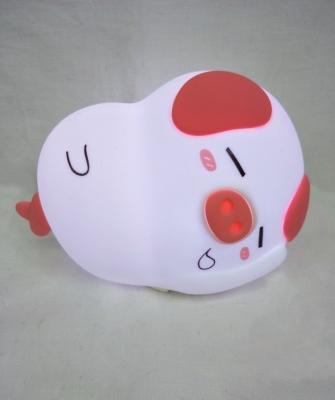Mini Silicone Piggy Night Light Led Colorful Color Changing Silicone Light USB Bedside Charging Cartoon Small Night Lamp