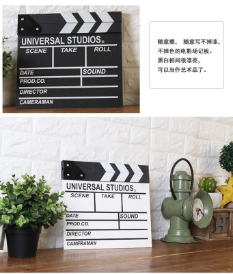 Zakka creative film board recording board director board playing board photography props decoration pieces can be hung