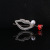 Cross-border hot seller cute lips brooch pearl corsage female manufacturers sell new products hot spot