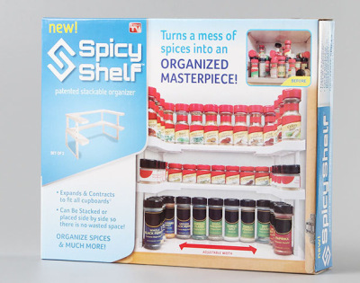 TV spicy shelf spice shelf high quality double shelf kitchen supplies storage rack