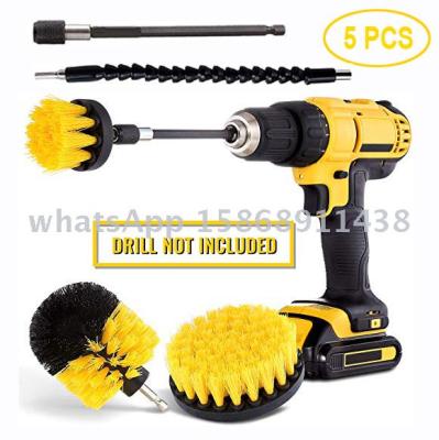 Slingifts Drill Power Scrub Clean Brush Leather Plastic Wooden Furniture Car Cleaning Power Scrub Extended Attachment