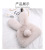 Imitation rex rabbit backpack cute rabbit hair ball chain backpack