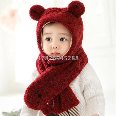 Manufacturers direct selling autumn winter children's hat princess mother baby ear-opening hat wholesale