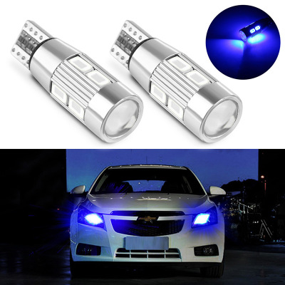 Car Led Width Light CANbus Car Light T10 5630 10 Light License Plate Light Car Bulb Cross-Border Exclusive