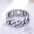Titanium steel ornaments single ring individual ring ring ring ring ring ring finger ring fashion men and women