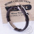 European and American classic hook bracelet men knitted hand rope leather students black retro fashion accessories