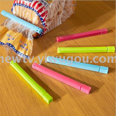 Food clip colorful preservation sealing clip (6 pieces in PVC box)