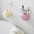 Cute cow powerful suction cup wall toothbrush holder