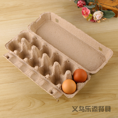 12 Environmentally Friendly Egg Tray Egg Storage Box Pulp Egg Tray Local Egg Packing Box Firewood Egg