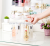 360° rotating transparent cosmetics storage box desktop dresser skin care products shelf