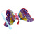 New Portable Flash Butterfly Wholesale Scenic Spot Stall Plastic Electric with Music TikTok Same Style Children's Toys