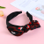 Colorful Fashion Leopard Print Headband Wide Brim Sweet Fabric Knotted Hair Fixer Headband Factory Spot Direct Sales