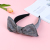 Autumn and Winter New Fashion Fabric Striped Plaid Hair Accessories Headband Wide-Edge Bow Simple Versatile