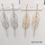 The new S925 sterling silver pin tassel earrings are copper plated and set with 4A zircon