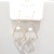 S925 silver needle geometric shining earring copper plated gold set 4A zircon simple fashion high quality accessories