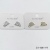 S925 silver needle personalized small earring copper plated gold set 4A zircon simple fashion high quality jewelry