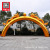 Golden double dragon arch inflatable opening ceremony wedding dragon and phoenix gas arch opening inflatable rainbow door