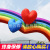 Rainbow gate inflatable arch European -style new outdoor wedding decoration love shaped celebration opening wedding arch