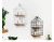 Wall decoration Wall hanging Wall restaurant bar Nordic wind double-deck birdcage rack