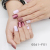 Diamond Decorations Nail Beauty Elegant Square Head Nail Pink Series