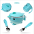Children's cartoon stainless steel heat preservation bowl set baby food bowl eat anti - fall suction bowl