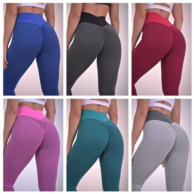 Flip pants hot style quick sale yoga pants butt lift waist workout pants ladies