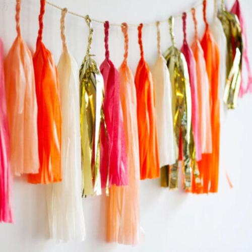 Paper Tassel Decoration Supplies